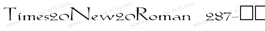 Times20New20Roman 287字体转换